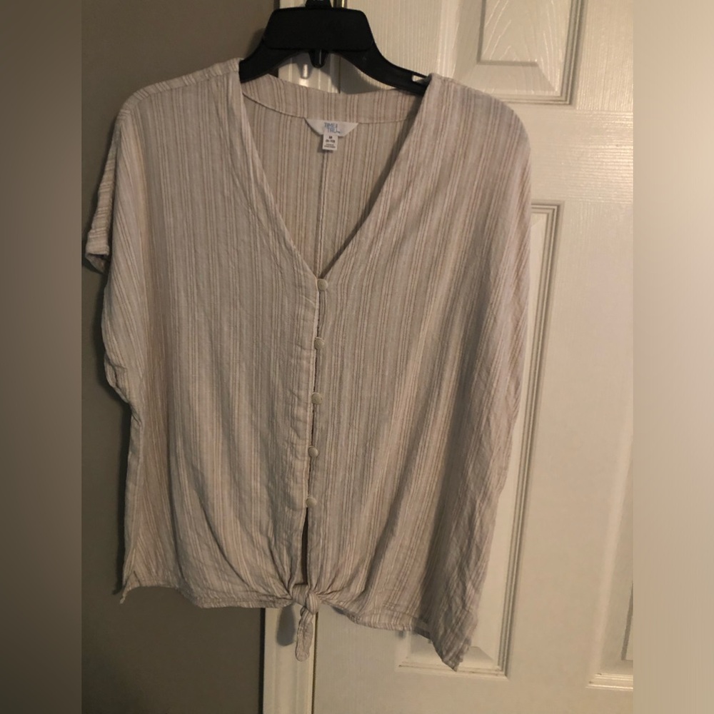 Tie waist top